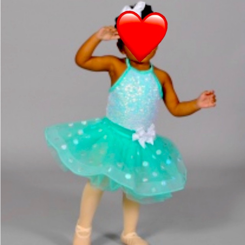 Teal ballet tutu outfit XS